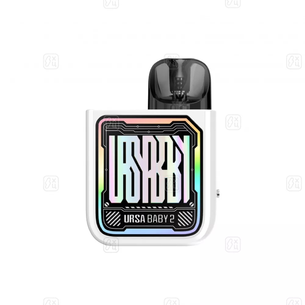 2 URSA BABY 2 POD KIT Tech White × Fancy Maze