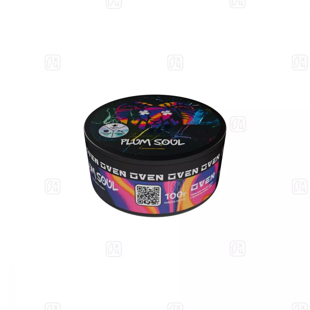 Табак_для_кальяна_Oven_Овен_с_ароматом_Сливы_Plum_soul,_100_гр_