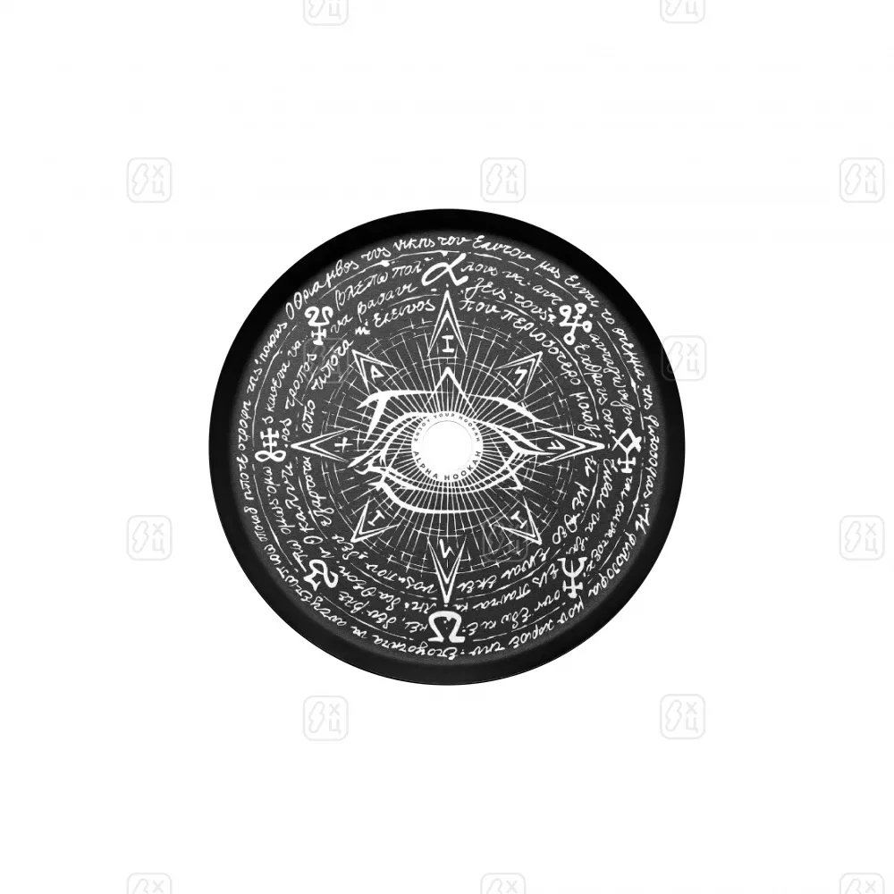 АКСЕССУАРЫ_37_Блюдце_с_гравировкой_для_Alpha_Hookah_X,_Kappa_№10