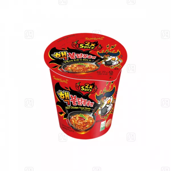 Лапша Samyang Hot Chicken CUP Ramen 2Х Очень острая с курицей 70гр.