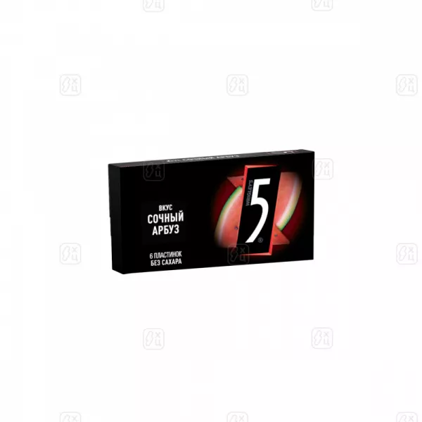 Жев_Резинка_Wrigley's_5_Сочный_арбуз_1шт_15_6г